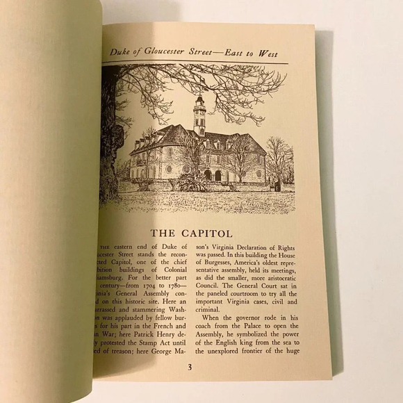 Vintage 1976 Colonial Williamsburg Official Guidebook and Map - Picture 11 of 16